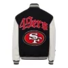 San Francisco 49ers Wool & Leather Varsity Jacket