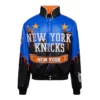 Ny Knicks Skyline Vegan Leather Jacket