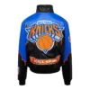 Ny Knicks Skyline Vegan Leather Jacket