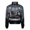 Brooklyn Nets Skyline Vegan Leather Jacket