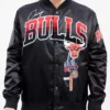 Chicago Bulls Home Town Satin Black Jacket