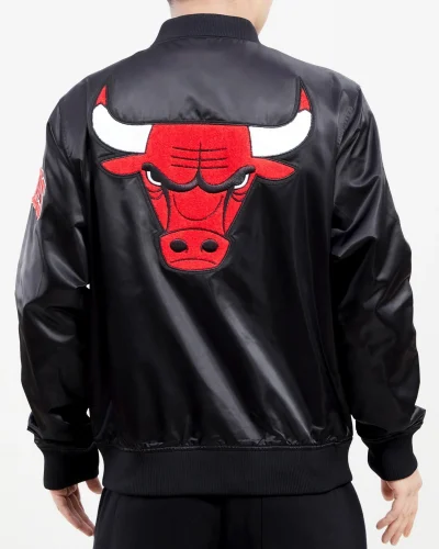 Chicago Bulls Home Town Satin Black Jacket
