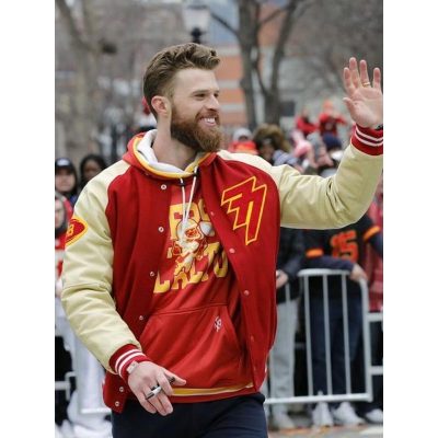 Kansas City Chiefs Victory Parade Harrison Butker Jacket