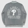 Ty Mopkins Philadelphia Phillies Varsity Satin Full-Snap Jacket