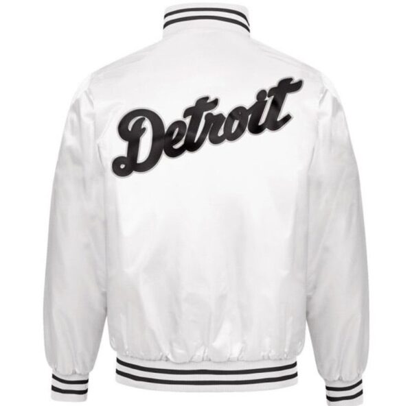 Starter Detroit Tigers Old English D Patent Jacket