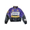 La Lakers Skyline Vegan Leather Jacket