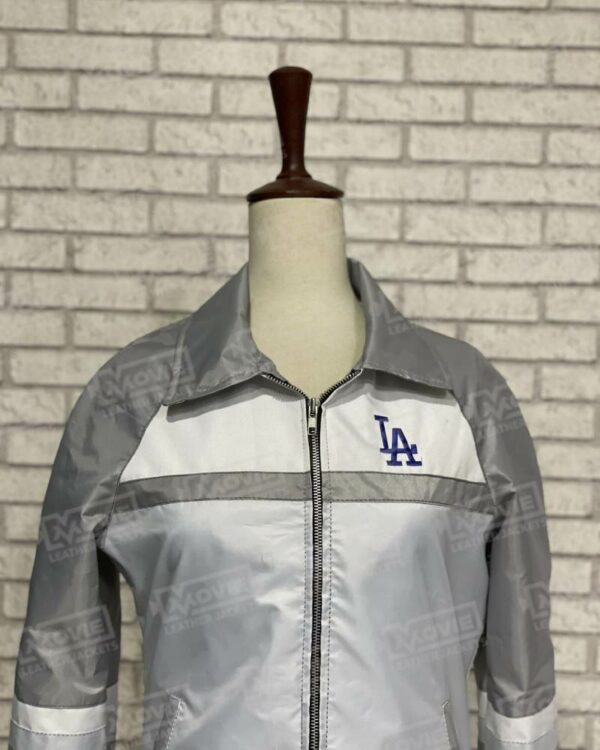Los Angeles Dodgers The Wild Collective Royal Colorblock Track Raglan Full-Zip Jacket