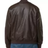 NFL Seattle Seahawks Brown Leather Varsity Jacket