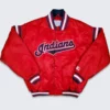 90’s Cleveland Indians Red Bomber Jacket
