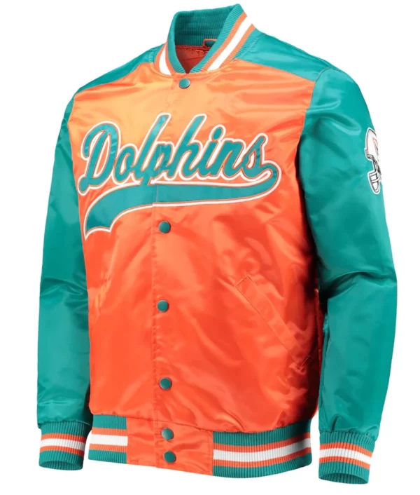 The Tradition II Miami Dolphins Orange Jacket