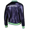 Seattle Seahawks Metallic Navy Jacket