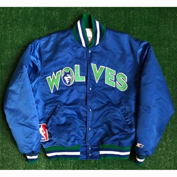 NBA Minnesota Timberwolves 90’s Blue Jacket