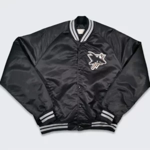 90’s San Jose Sharks Black Jacket