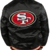 San Francisco 49ears Black Varsity Jacket