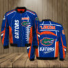 Florida Gators Basketball Team NCAA Blue Bomber Jacket Apparel Bomber Jacket Size S-5XL