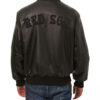 MLB Boston Red Sox Black Leather Jacket