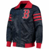 Boston Red Sox The Captain II MLB Navy Satin Jacket