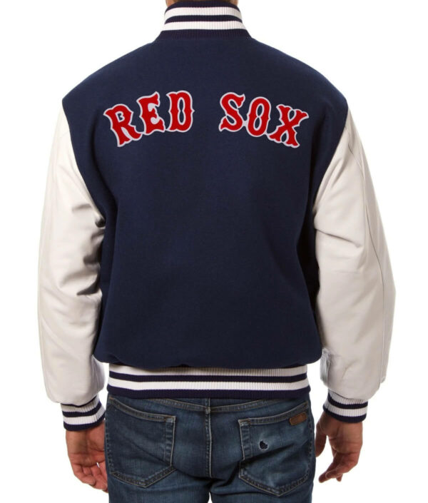 MLB Boston Red Sox Wool Leather Jacket