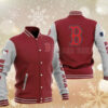 MLB Maroon Boston Red Sox Baseball Varsity Jacket