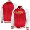 MLS Atlanta United Red And White Satin Jacket