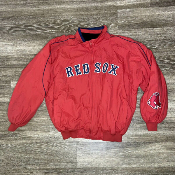 Red Vintage MLB Boston Red Sox Jacket
