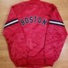 Vintage Boston Red Sox Throwback Retro Satin Jacket