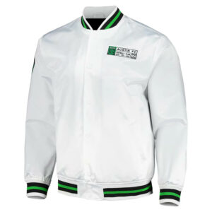 White MLS Team Austin FC Satin Jacket