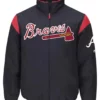 Atlanta Braves On-Field Navy Jacket