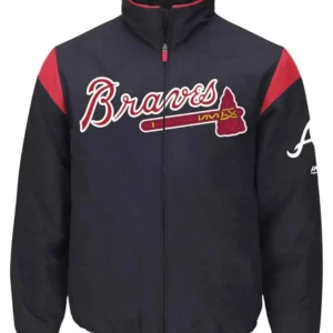 Atlanta Braves On-Field Navy Jacket