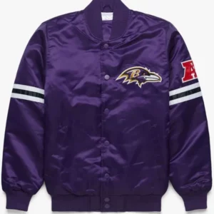 Baltimore Ravens Starter Purple Satin Jacket