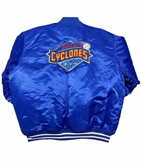 Brooklyn Cyclones Blue Satin Jacket