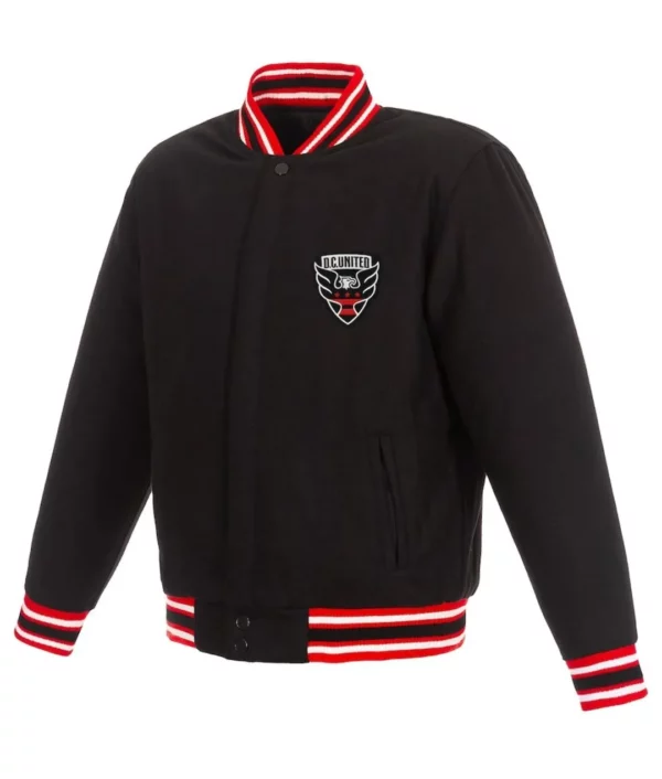 D.C. United Black Varsity Wool Jacket
