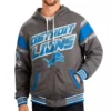 Gray Detroit Lions Extreme Hoodie