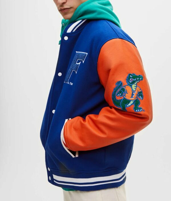 Florida Gators Varsity Royal Blue and Orange Jacket