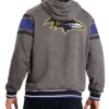 Gray Baltimore Ravens Extreme Hoodie