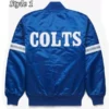 Indianapolis Colts Royal Blue Bomber Jacket