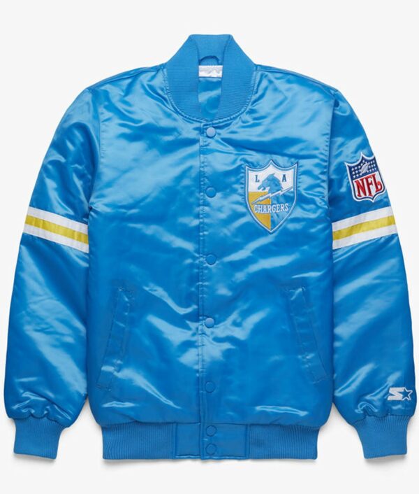 Los Angeles Chargers Light Blue/White Jacket