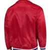 New England Patriots Captain Red Varsity Satin Jacket