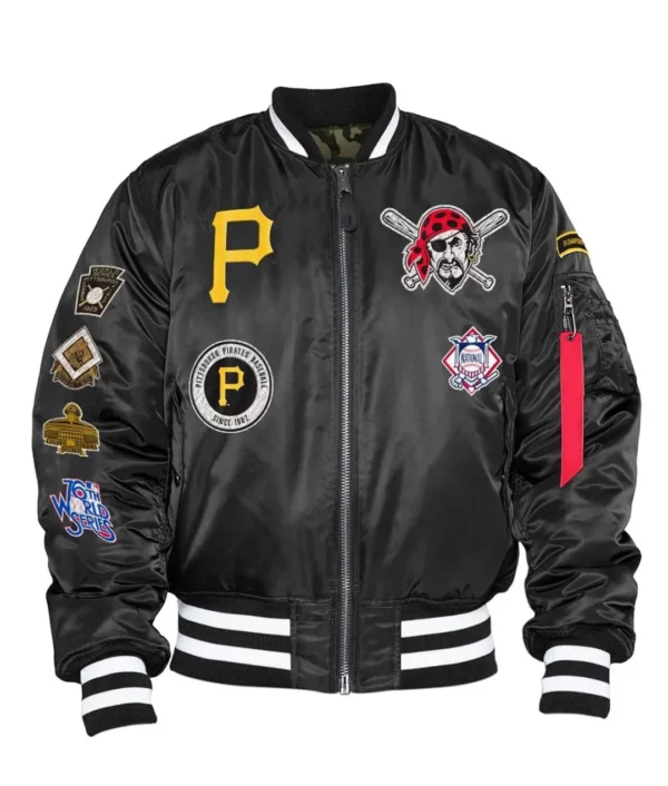 Pittsburgh Pirates Bomber MA-1 Jacket