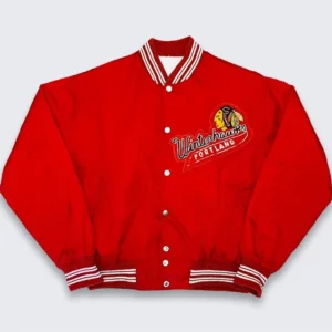 80’s Portland Winterhawks Red Jacket