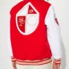 San Francisco 49ers Red/White Varsity Jacket