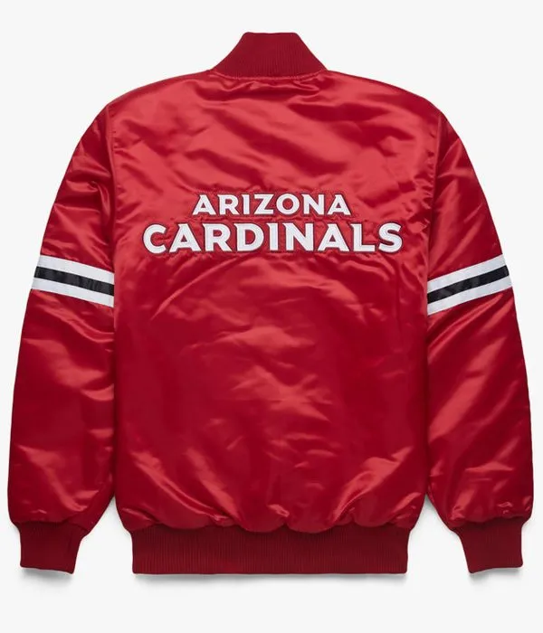 Arizona Cardinals Starter Red Satin Jacket