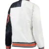White/Navy Chicago Bears Hometown Satin Jacket