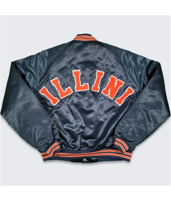 80’s Illinois Ilini Bomber Jacket