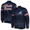 Pick & Roll Atlanta Braves Navy Blue Jacket