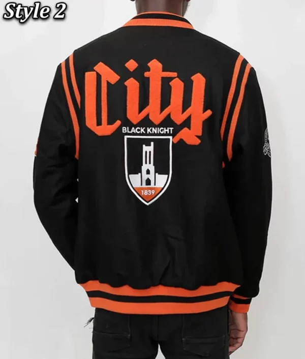 Baltimore City College Black Varsity Wool Jacket