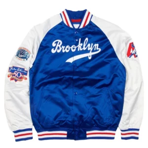 Jackie Robinson Brooklyn Dodgers Legends Satin Jacket