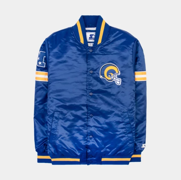 LA Rams Exclusive Blue Satin Jacket