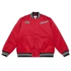 Chicago Bulls Heavyweight Red Satin Jacket