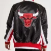 Chicago Bulls Varsity Black Satin Jacket